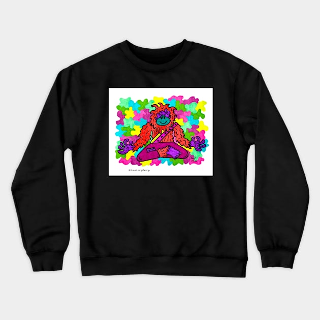 Meditation Crewneck Sweatshirt by Lava Lamp Bebop